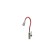 LEMARK LM5082S-RED kitchen mixer, single-leaf, flexible spout, 2 functions, red