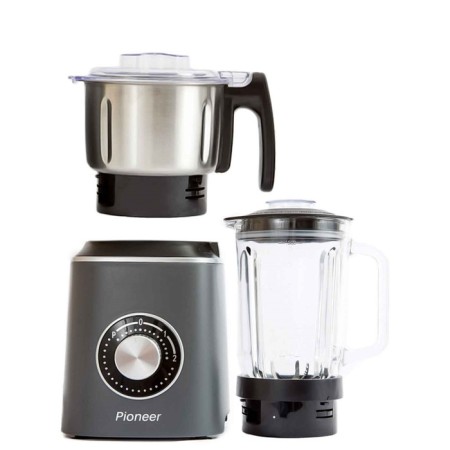 Pioneer SB146 blender with a coffee grinder, 800 watts, 1.5/0.5 l, 2 speeds, gray-5
