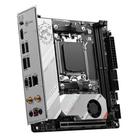 MSI MSI MSI B650i Edge WiFi Socketam5 AMD B650 2XDDR5 Mini -itx AC`97 8ch (7.1) 107040-2