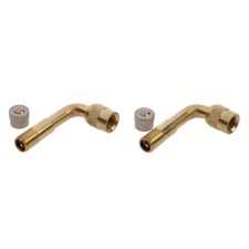 Torso valve extension cord, metal, angle 90 °, set 2 pcs