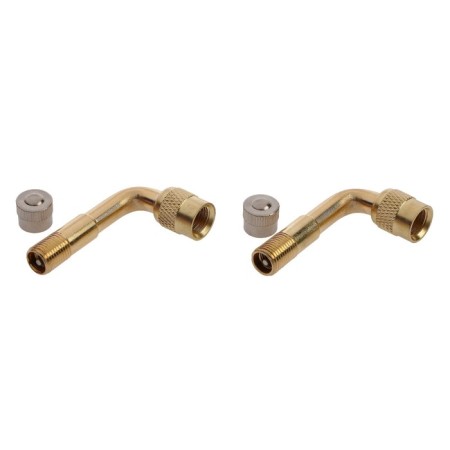 Torso valve extension cord, metal, angle 90 °, set 2 pcs