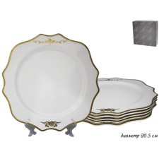 Set of plates Lenardi Rich, d = 26.5 cm, 6 pcs