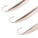 Vertical spin "ogan" perch, size 35 mm, 3.5 g, nickel color