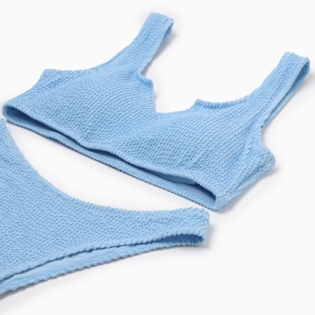 Swimsuit female separate minku color blue, size 42-4