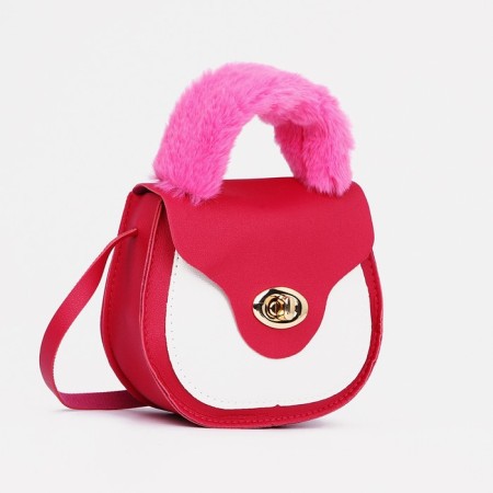 Baby bag on fasting, raspberry color