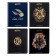 Notebook of 48 sheets in the cage on the crest "Harry Potter", covered cardboard, matte lamination, 3D foil, offset block, 4 types of mix