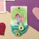 Hair elastic band "Tenderness" (set 2 pcs) avocado, 4 cm, green