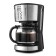 Coffee machine KitFort KT-731, drip, 900 watts, 1.6 l, silver-black