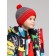 Knitted hat for a boy, size 50