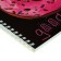 Notebook A5+, 48 sheets in a cage on the crest Food in Black, cover coated cardboard, glossy lamination, mix
