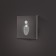 Built-in lamp for the stairs, NL-39, engine sensor, 1.5 W, 60 lm, 6500k, silver
