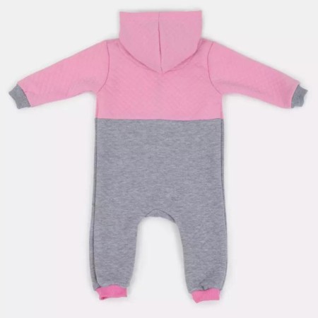 Combineson children's insulated tops "Capitane", height 80 cm, gray/pink color-11