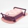 Bath Bath Folding with a drain, "Bear", 83 cm., Pink color