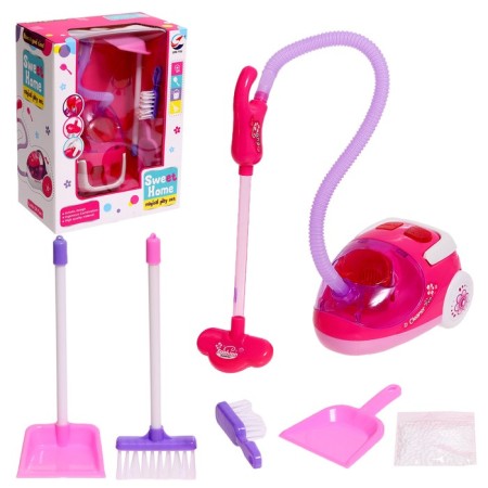 Set "hostess": vacuum cleaner with light and sound, cleaning belonging