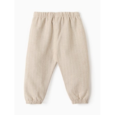 Children's pants minku, beige color, height 80-86 cm-3