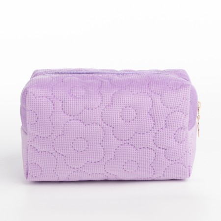 Lightning cosmetic bag, lilac color-1