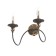 Bra "Milano" 2he14 40w Black-gold 36x26x24 cm