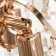 Polina chandelier 8x60W E14 gold 60x60x41cm SVK