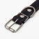 Leather collar on synthetic winterizer, dimensionless, 65 x 3 cm, Osh 22-55 cm, blue