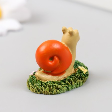 Figure for Florarium Polystone "Snail in a clearing" MIX 4x3x3.3 cm-3