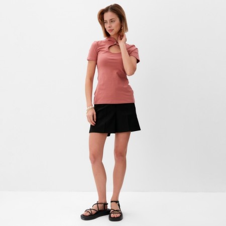 Women's T-shirt Minaku Slim Fit: dusty rose color, pr 42-3