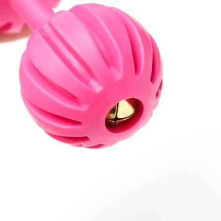 Chewing toy "Steal", TPR, 15 cm, pink-3