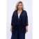 Cardigan female, size 52, blue color