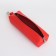 Key of zipper, length 16 cm, ring, carbine, red color