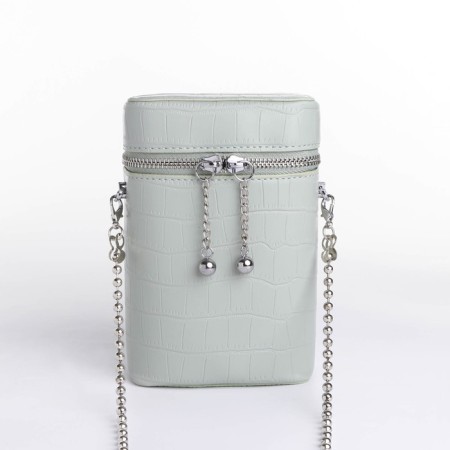 Cross-Bodi bag, lightning department, long belt, green color