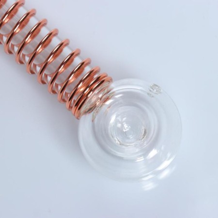 Smoking tube, 2.5 x 12.8 cm, golden-1