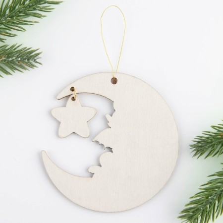 Suspension on the Christmas tree "Make desire", 8.9 x 9.1 cm-2