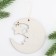 Suspension on the Christmas tree "Make desire", 8.9 x 9.1 cm