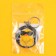 Kyuchka keychain with a flashlight "too bright", 5 x 5 cm