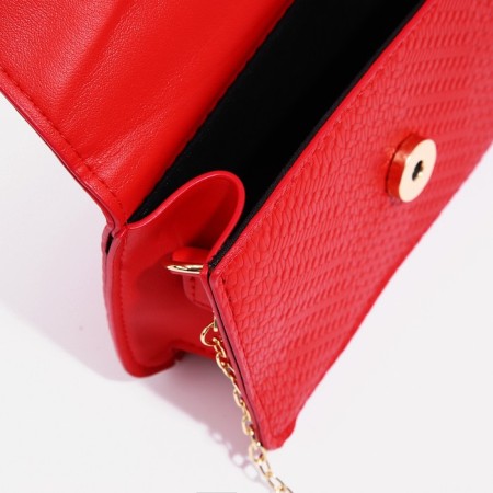 Baby bag on magnet, long chain, red color-2