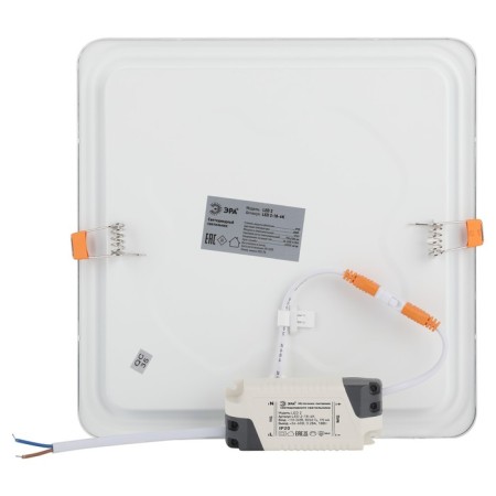 Lamp built -in era LED, IP20, 18W, 222x222 mm, 6500k, 980lm, white color-2