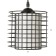 Lamp Bayerlux "Audrey" E27 40W black 18x18x17 cm