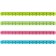 Line 15 cm Istanm, plastic, trihedral, transparent, neon colors, euro suspension, mix