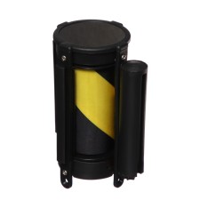Cassette with exhaust ribbon-280cm yellow, black, height-13cm, width 6.6 cm, tape width-80mm