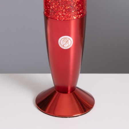 Lava-lamp "Rocket" 1x30W E14-R39 (sparkles) red 8x8x34cm-3