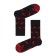 Men's cotton socks diwari happy "lizards", size 27, color black