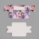 Box for Makarun, confectionery packaging "Flowers", 12 x 5.5 x 5.5 cm