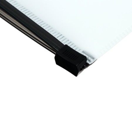 The convert folder on the A5 ZIP-Molniya (289x214 mm), 180 μm, Erichkrause Diamond Total White, with embossing, translucent, white-2