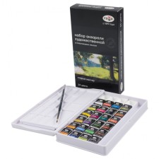 A watercolor art in cuvette, 24 colors x 2.6 ml, gamma 