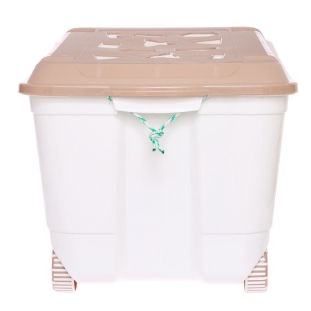 Box for toys "animals on the edge", on wheels, with decor, 580 × 390 × 335 mm-2
