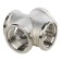 Cross Stout SFT-0031-000001, 1 ", internal/internal thread, nickelled brass