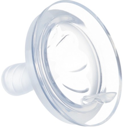 Nipple for a bottle, +3 months, 2pcs., Middle stream, Natural, Throat 50mm-3