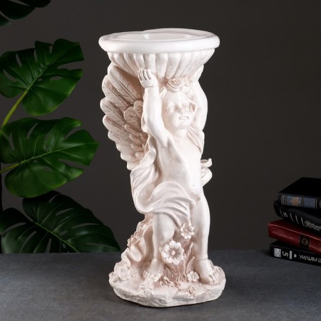 Figure pot "Angel with a bowl" aged 0.6 l / 22x55x22cm