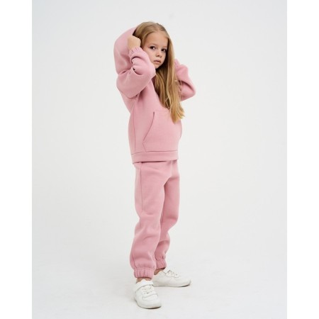Children's costume with the basis (sweatshirt, trousers) KAFTAN "Basic Line" R.28 (86-92), pink-4