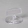 Caucasus holder on a round stand, plastic, leg 5 cm, h = 9 cm, color transparent color