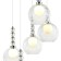 Squirry of suspension Designo 5xg9 LED 59x59x46-150 cm, color chromium